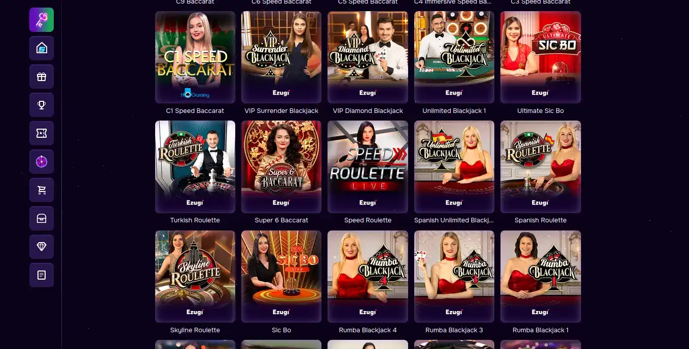 Fair Spin casino мобильная версия интерфейс
